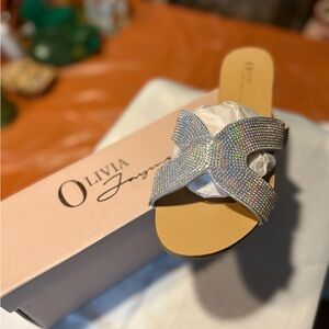 Silver Rhinestone Women's Sandals